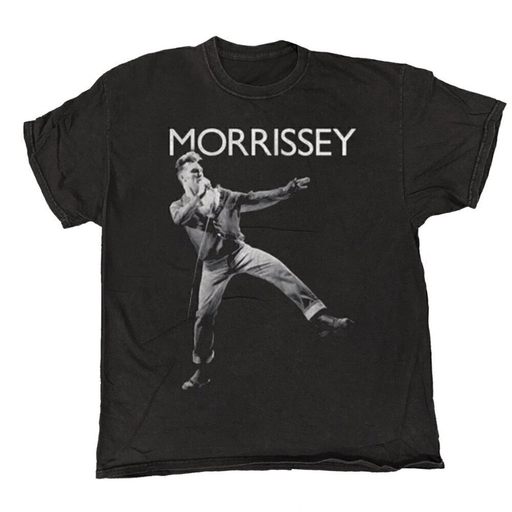 Morrissey Leg Kick Retro Style Indie Rock Graphic Unisex T-Shirt .